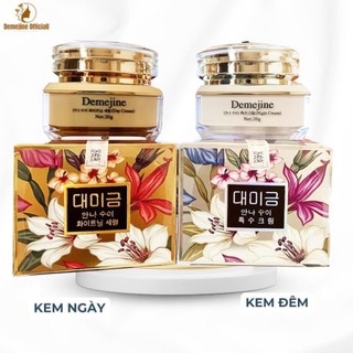 Đủ bộ Kem DEMEJINE Ngăn Ngừa và Giảm Thâm Nám Dưỡng Trắng Da 20gram (hàng chuẩn tem HP và tem TT chuẩn xịn)