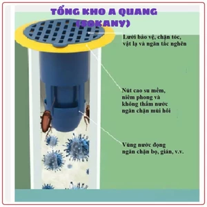 Bịt Cống Chặn Mùi Hôi Cống, Bộ Nắp Phễu Thoát Sàn Chống Trào Ngược Ngăn Côn Trùng, ĐẬY NẮP CỐNG -BITCONG02