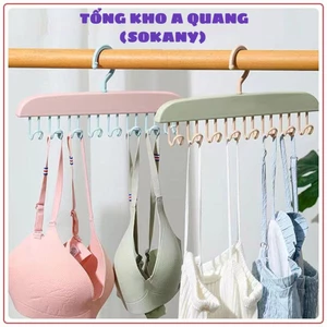 Móc Treo Đồ Lót Đa Năng Chống Trượt Với 8 Móc Chống Trượt Tiện Dụng Cho Gia Đình