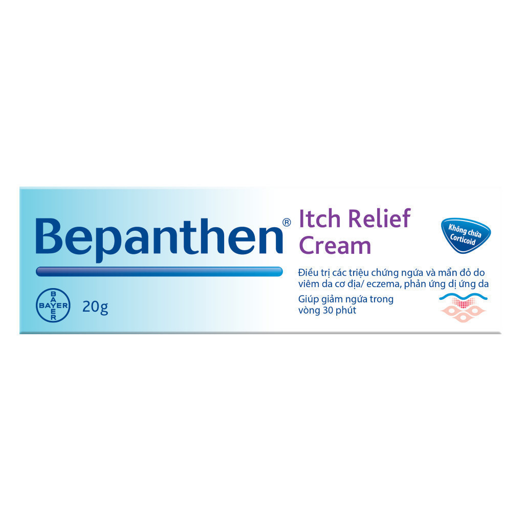 Ảnh Kem Giảm Ngứa BEPANTHEN Itch Relief Cream 20G Giảm Ngứa Nhanh Trong 30 Phút 2