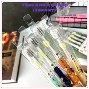 BỘ BÀN CHẢI ĐÁNH RẰNG, Bộ 4 bàn chải đánh rằng nhật bản kèm hộp - MA: BANCHAINHAT0976