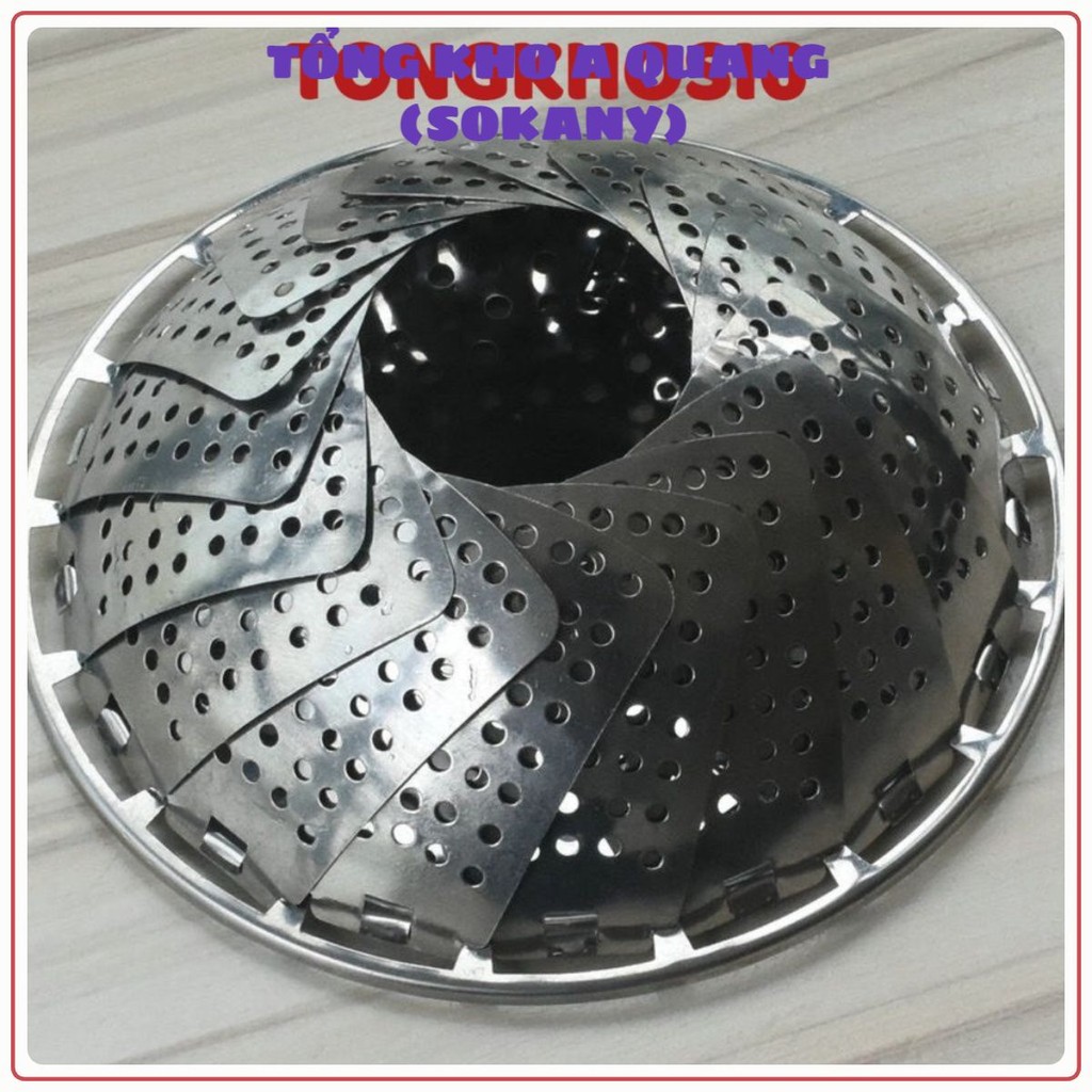 Vỉ hấp, đô xôi inox đa năng, tiện lợi vừa mọi loại nồi.
