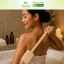 Cây chà lưng xơ mướp handmade tắm, tẩy tế bào chết, massage body - Oganico