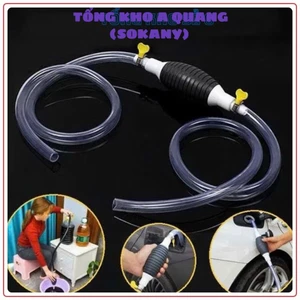 DỤNG CỤ BƠM HÚT CHẤT LỎNG KÈM DÂY 100 CM , Dụng cụ bơm hút rượu xăng dầu chất lỏng bóp tay - BOMHUTCHATLONG14