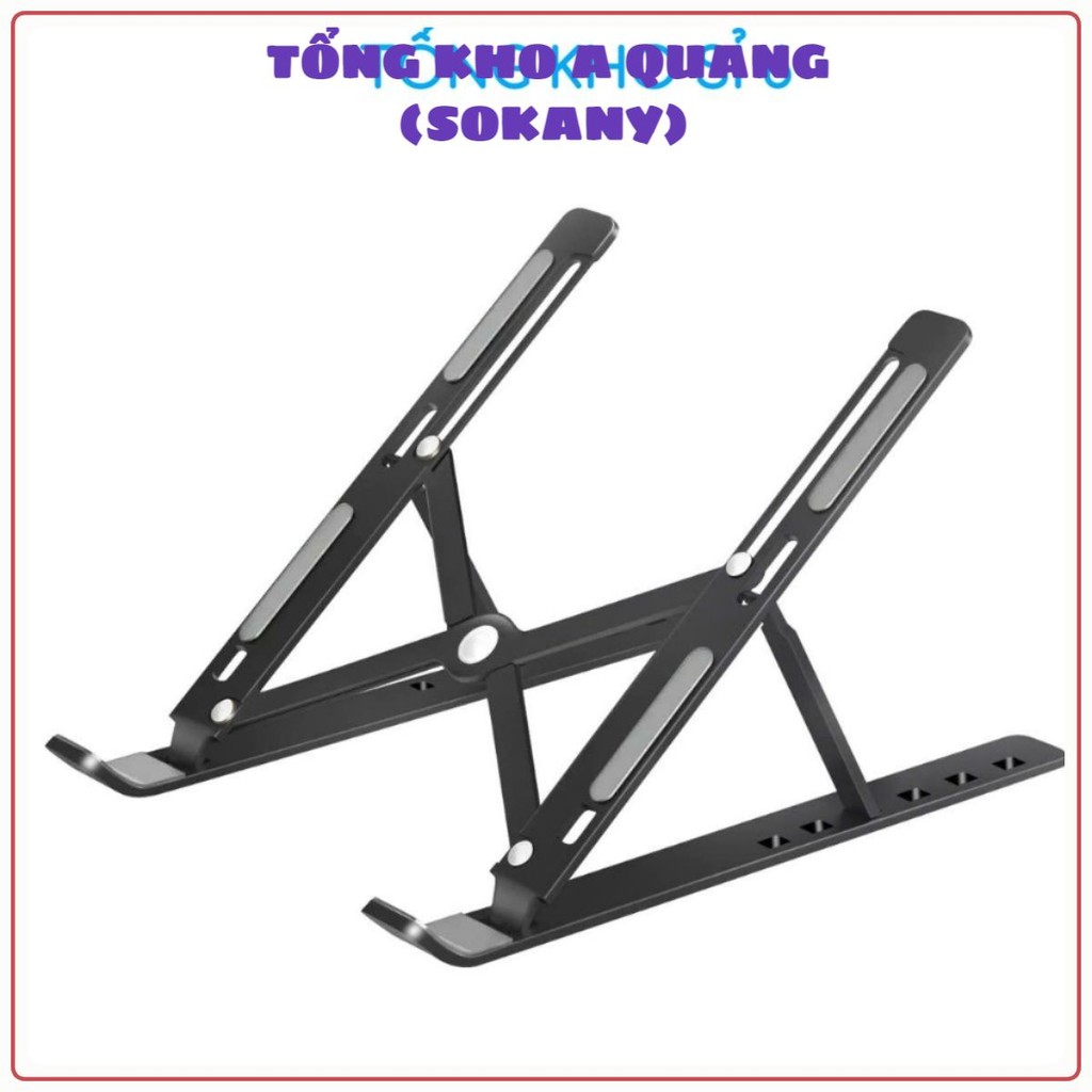GIÁ ĐỠ LAPTOP 16INCH - Giá đỡ gấp gọn - laptop stand hợp kim nhôm hỗ trợ tản nhiệt, chỉnh độ cao ipad macbook - GIADO1