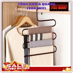 Móc Treo Quần Áo 1 Tầng - Móc Treo Quần 5 Tầng - Móc Treo Áo 5 Tầng- Móc Cài Sau Cửa, Móc Inox Treo Đồ