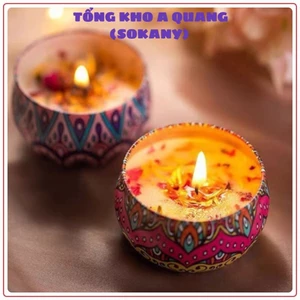 Nến Thơm Cao Cấp Thư Giãn Không Khói, Nến Thơm Tinh Dầu Thiên Nhiên Phong Cách Hoa Khô Thảo Mộc 945669
