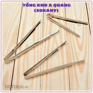 Kẹp Inox 30cm Gắp Thức Ăn , Kẹp Gắp Đá , Kẹp Gắp Đồ Nóng , Kẹp Gắp Thịt Nướng Inox 304 Hàn Quốc Các Cỡ, Siêu Đẹp