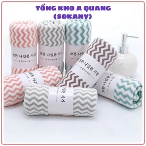 Khăn Tắm Gội, Khăn Mặt Cotton, Khăn Mặt Lông Cừu Siêu Mềm 30x50cm - 3479