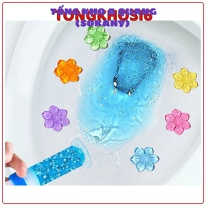 Khử MùI Bồn Cầu, Bắn Ra Hình Bông Hoa Với 6 Loại Hương Thơm Dễ Chịu - GEL THƠM TOILET KHỬ TRÙNG