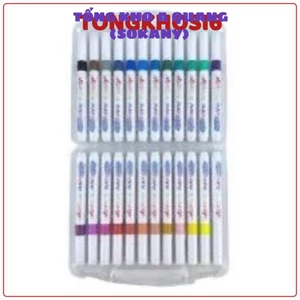 Bút Màu Acrylic Marker 12/ 24/ 36/ 48/ 60 Mầu Cao Cấp Màu Sắc Tươi Sáng - Bút Lông Nhiều Màu