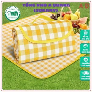 Thảm Dã Ngoại Picnic Hoạt Tiết, Thích Hợp Đi Du Lịch Đi Phượt Chụp Ảnh, Bạt Trải Cắm Trại Gấp Gọn Agnite 3596