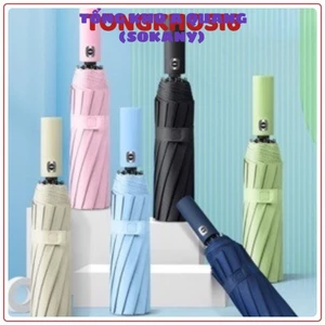 12 Xương Chống Gió Hai Lớp Ô Chống Gió Hoàn Toàn Tự Động Mưa Nam Nữ Sang Trọng Doanh Nhân Nam Ô Lớn Dù Dù