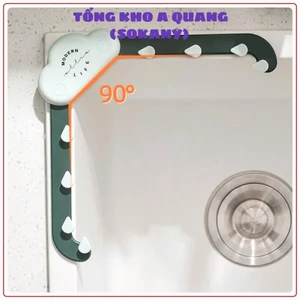 GIÁ LƯỚI LỌC THỨC ĂN THỪA, Kệ lưới lưu trữ rác thải thực phẩm / Giá đỡ túi lưới thoát nước bồn rửa có gập lại: LOCRAC56