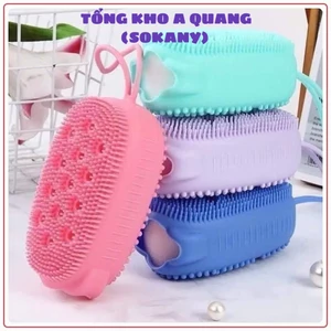 Bông Tắm Silicon Kì Ghét, Tẩy Tế Bào Chết Hình Con Chuột, CỌ TẮM MASSAGE HÌNH CHUỘT - BONGTAM89