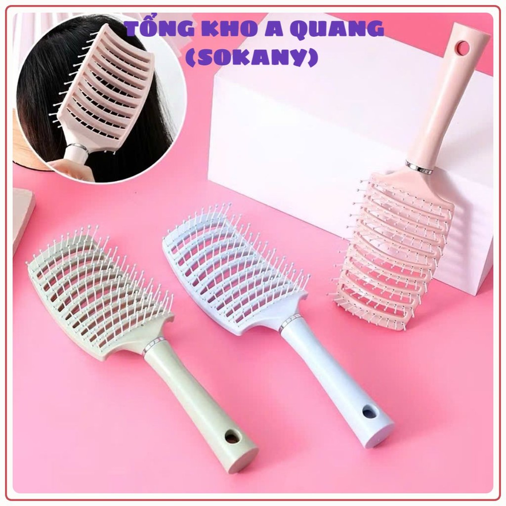 Lược gỡ rối tóc nhiều màu,  LƯỢC MASSAGE DA ĐẦU - LUOCGOROI86