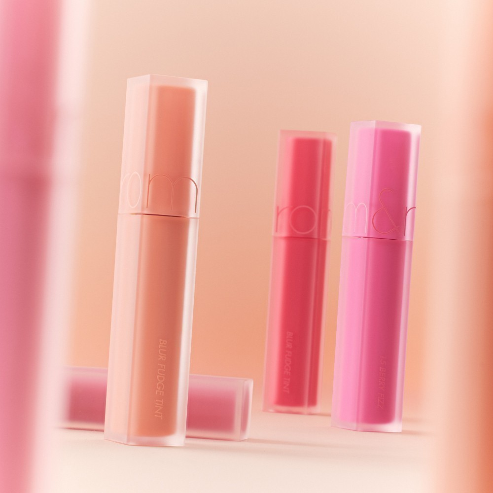 Ảnh [Rom&nd x KOL] Son kem siêu lì, cho đôi môi mịn mượt Hàn Quốc Romand Blur Fudge Tint 5g 3