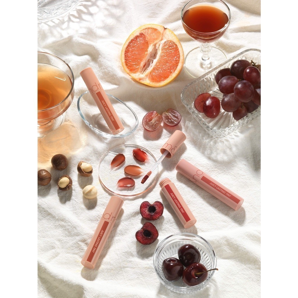 Combo Son Tint Romand Juicy Lasting Tint + Son Bóng Romand Glasting Water Gloss