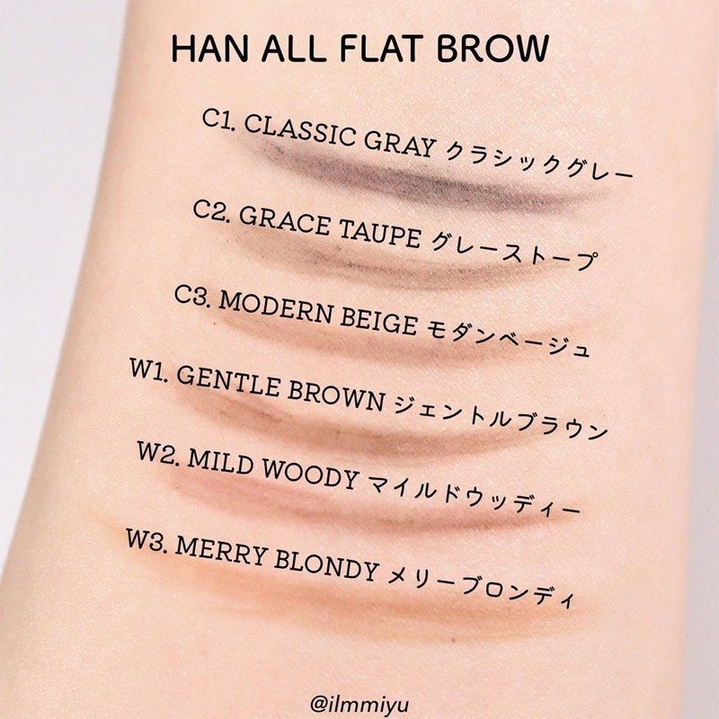 Combo Bảng màu mắt Romand Better Than Eyes 6.5g + Chì kẻ mày Romand Han All Flat Brow - Han All Line 0.17g