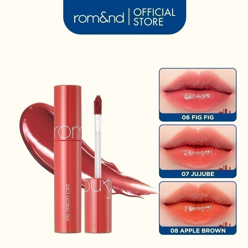 Ảnh [Màu 1-9] Son Tint lì ngọt ngào Hàn Quốc Romand Juicy Lasting Tint 5.5g 2