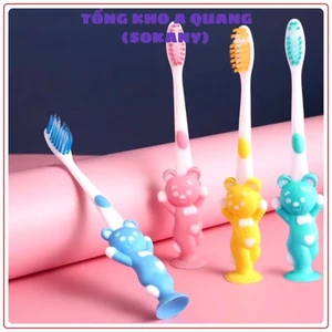 BÀN CHẢI ĐÁNH RĂNG CHO BÉ, SET 4 Bàn Chải Xuất Nhật Cho Bé - Bàn Chải Đánh Răng Trẻ Em Tiêu Chuẩn