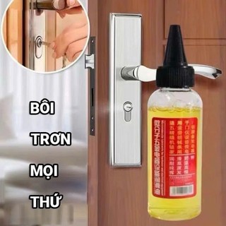 DẦU BÔI TRƠN ĐA NĂNG 60ML COMBO 2 CHAI, DẦU TRA Ổ KHÓA BẢN LỀ CHỐNG RỈ SÉT CHỐNG KẸT THẨM THẤU NHANH