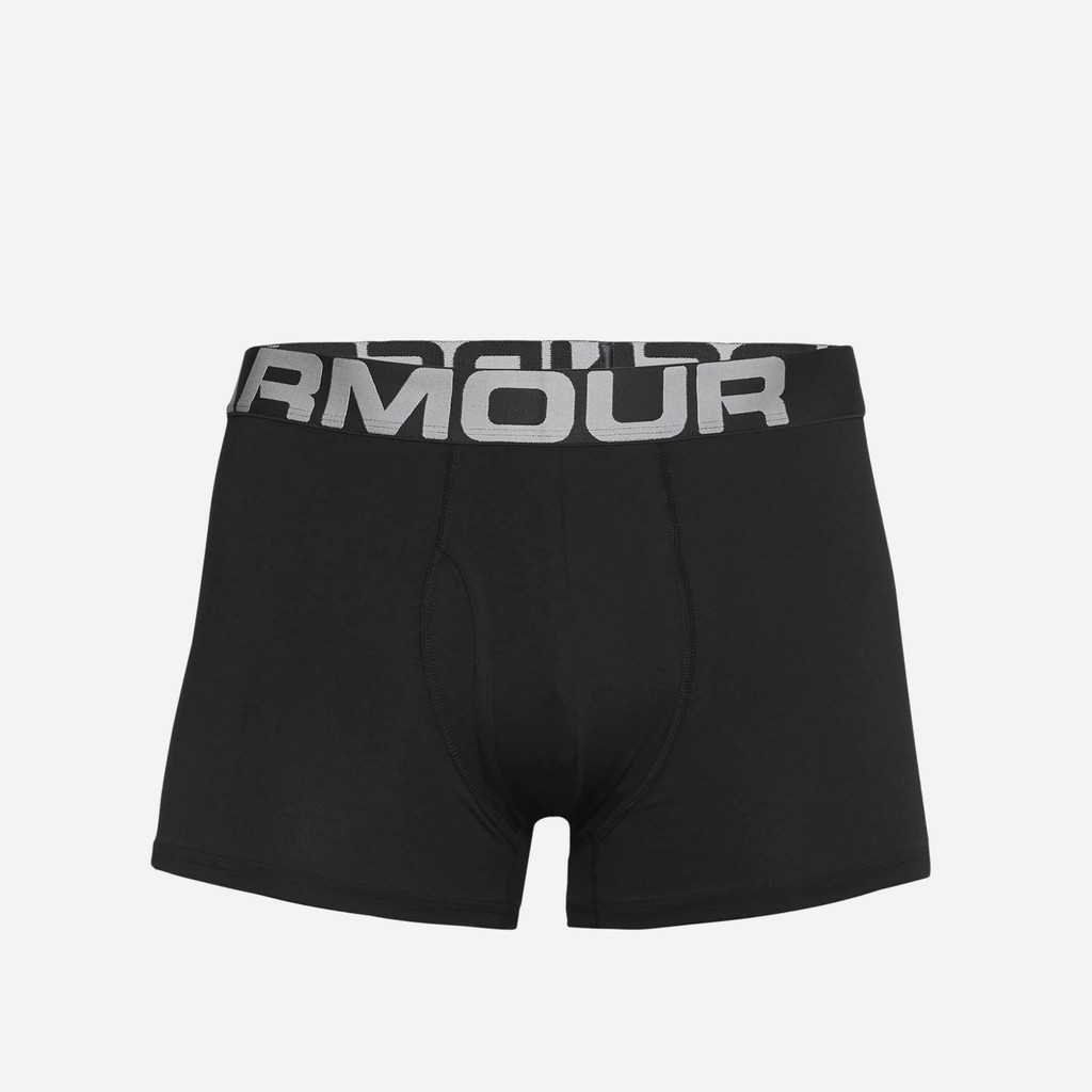 Ảnh Đồ Lót Nam Under Armour Charged Cotton® 3" Boxerjock® - Đen  - 1363616-001 1