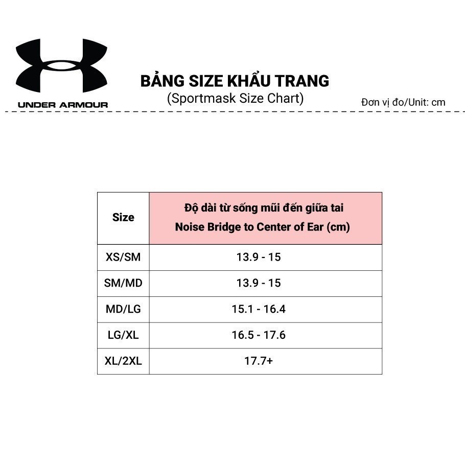 Ảnh Khẩu Trang Thể Thao Under Armour Featherweight - Đen - 1372228-001  LS100 4