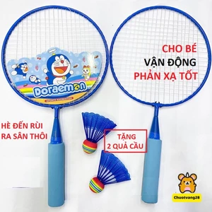 Bộ vợt cầu lông trẻ em kèm 2 quả cầu giúp bé phát triển thể chất và phản xạ tốt
