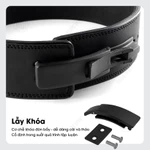 Đai Lưng Thể Thao Da Valeo Có Lẫy Khóa Hỗ Trợ Tập Gym - Tập Tạ - Squat - Deadlift Nhiều Màu Sắc - DL-ValeoKhoa — ảnh 6