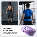 Đai Lưng Thể Thao Da Valeo Có Lẫy Khóa Hỗ Trợ Tập Gym - Tập Tạ - Squat - Deadlift Nhiều Màu Sắc - DL-ValeoKhoa — ảnh 7