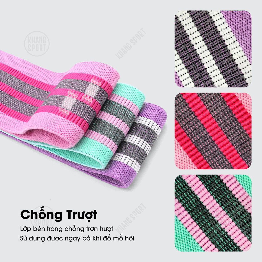Dây Kháng Lực Miniband Tập Mông Aolikes A-3604 - Booty Band Tập Mông Tập Gym - AL3604