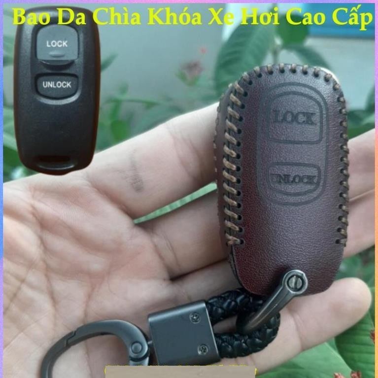 1 Bao Da Chìa Khóa Xe Ford Everest 2007-2015. Da Bò Nhiều Màu Sắc