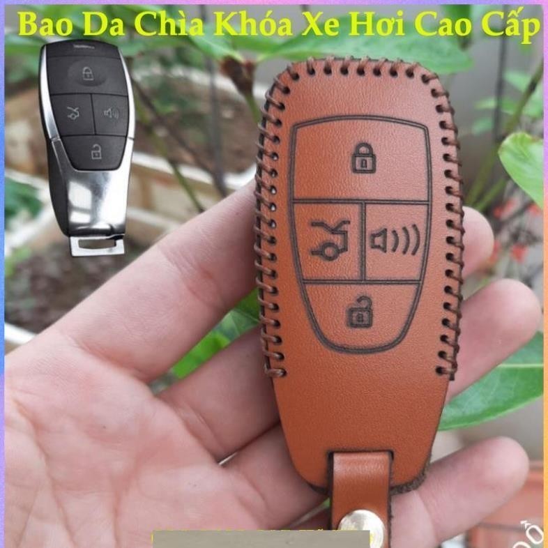 1 bao da chìa khoá Beijing X7 Beijing-x7 U5 Plus BAIC Bejing BJ X7 da thật bảo hành 2 năm