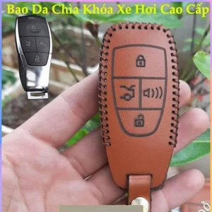 1 bao da chìa khoá Beijing X7 Beijing-x7 U5 Plus BAIC Bejing BJ X7 da thật bảo hành 2 năm