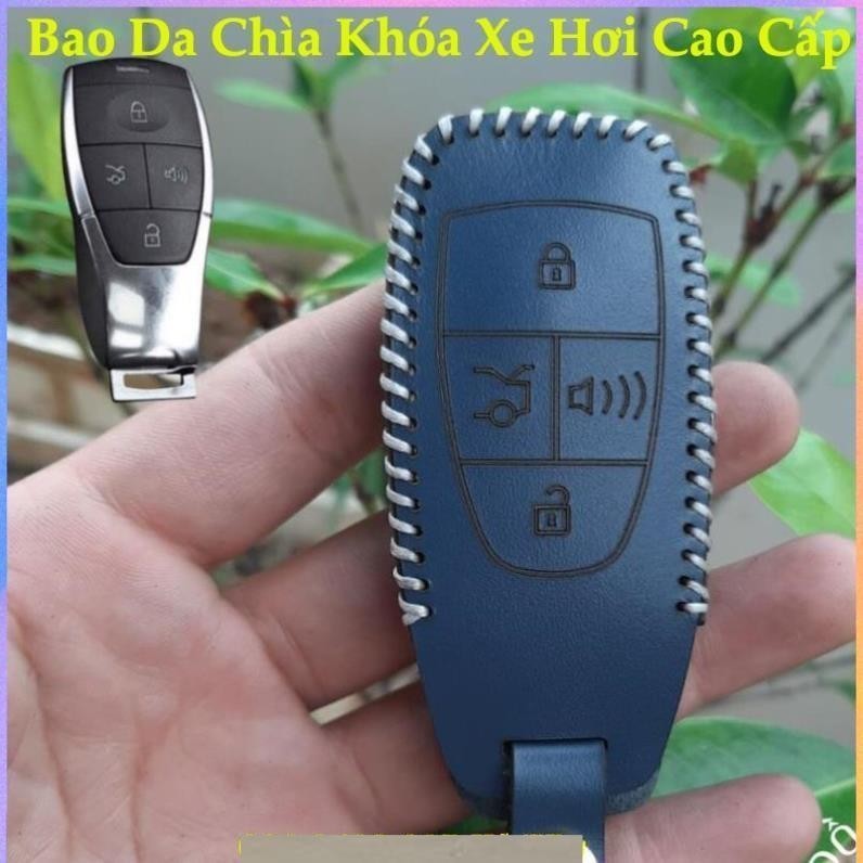 1 bao da chìa khoá Beijing X7 Beijing-x7 U5 Plus BAIC Bejing BJ X7 da thật bảo hành 2 năm