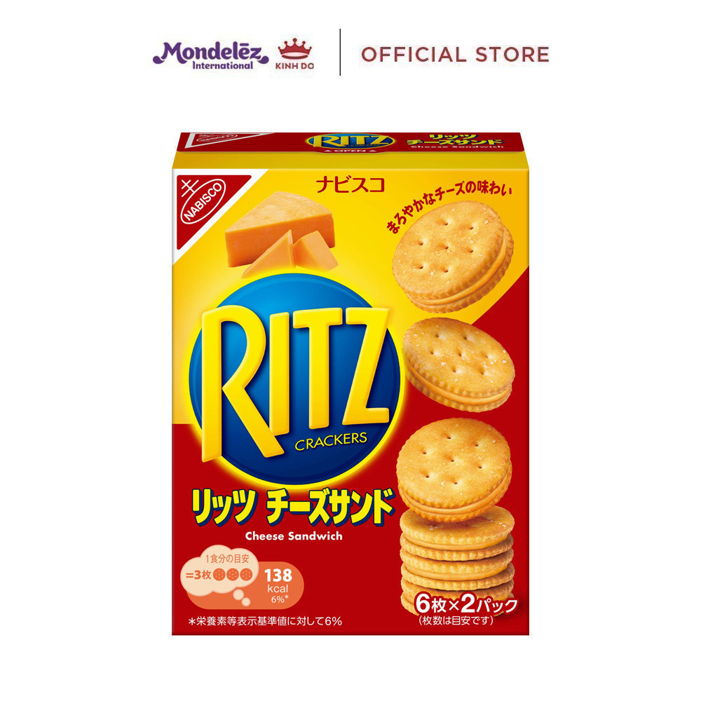 Ảnh Bánh Quy Ritz Kẹp Kem Phô Mai, Combo 3 Hộp X 106G (Hàng Xuất Khẩu Thị Trường Nhật) 2