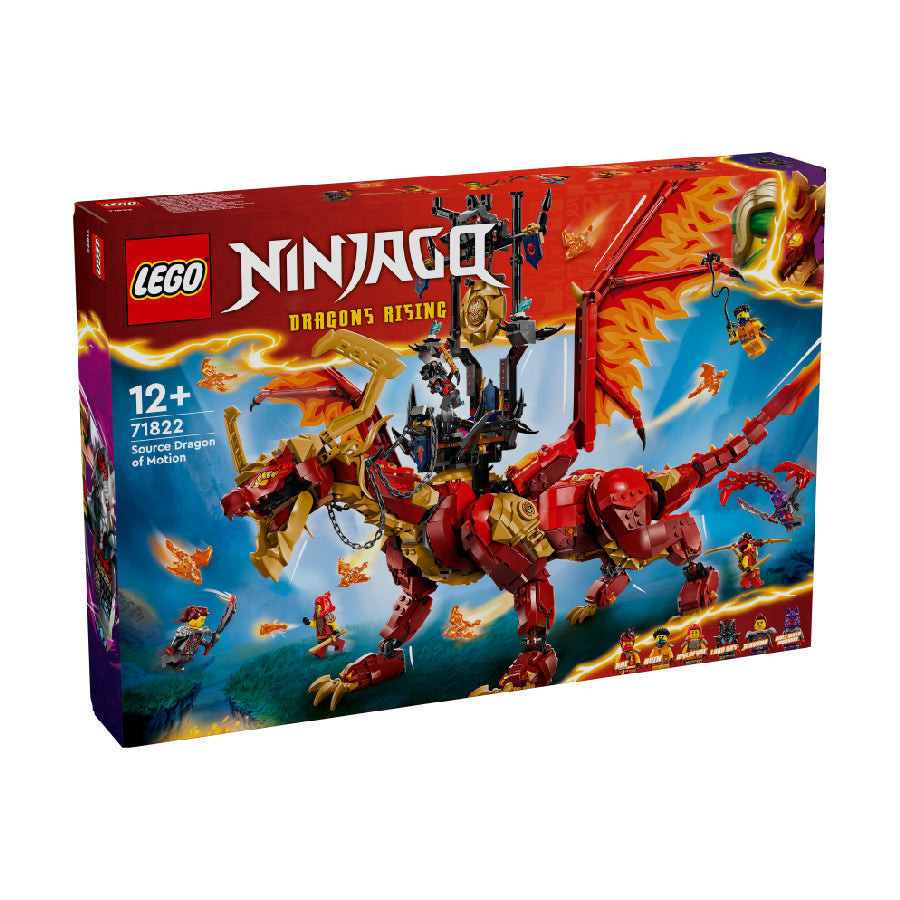 Ảnh LEGO NINJAGO 71822 Đồ Chơi Lắp Ráp Rồng Lửa Bóng Đêm Của Kai (1716 chi tiết) 1