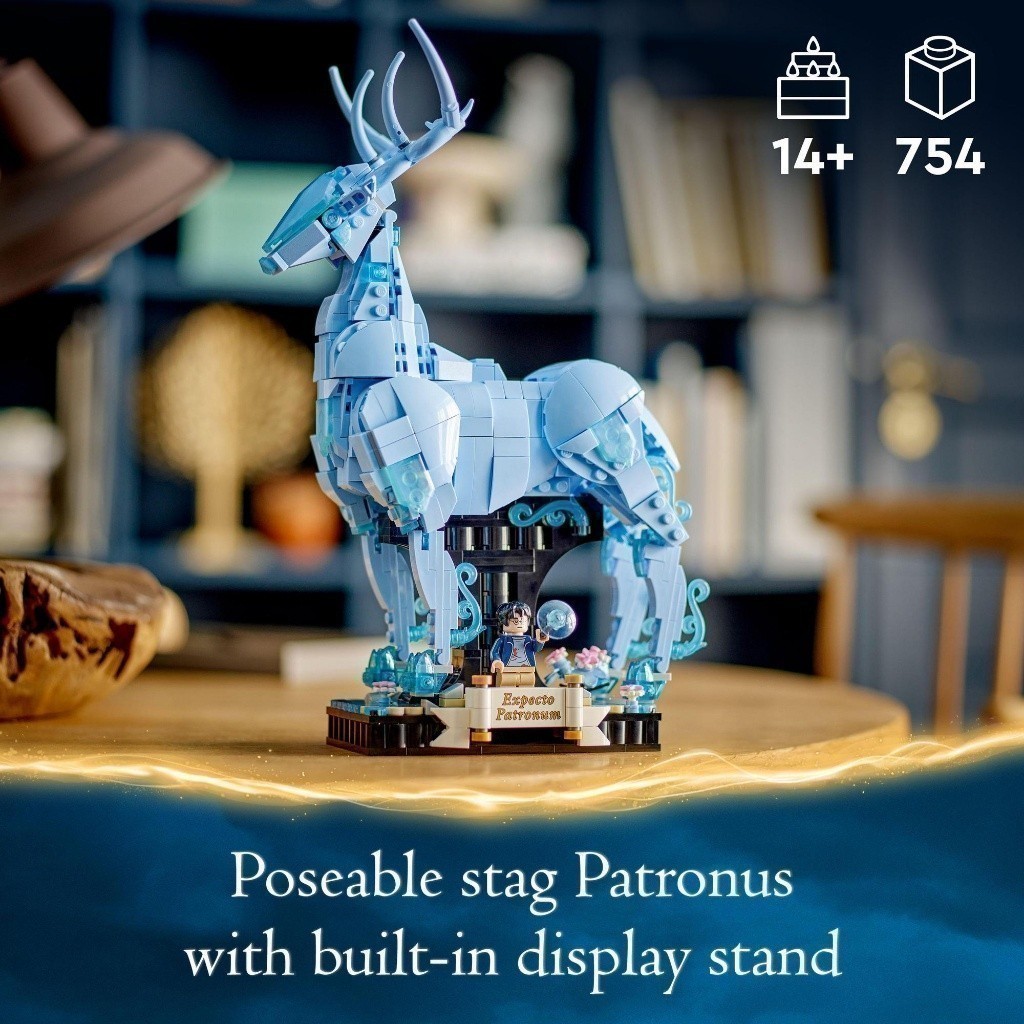Ảnh LEGO HARRY POTTER 76414 Đồ chơi lắp ráp Hươu thần hộ mệnh của Harry Potter (754 chi tiết) 3
