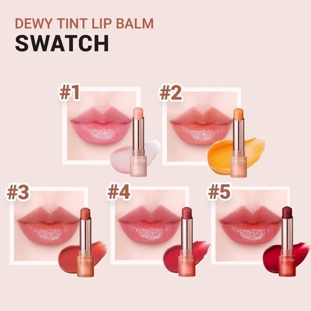 Ảnh Son dưỡng môi có màu innisfree Dewy Tint Lip Balm 3.2g 2