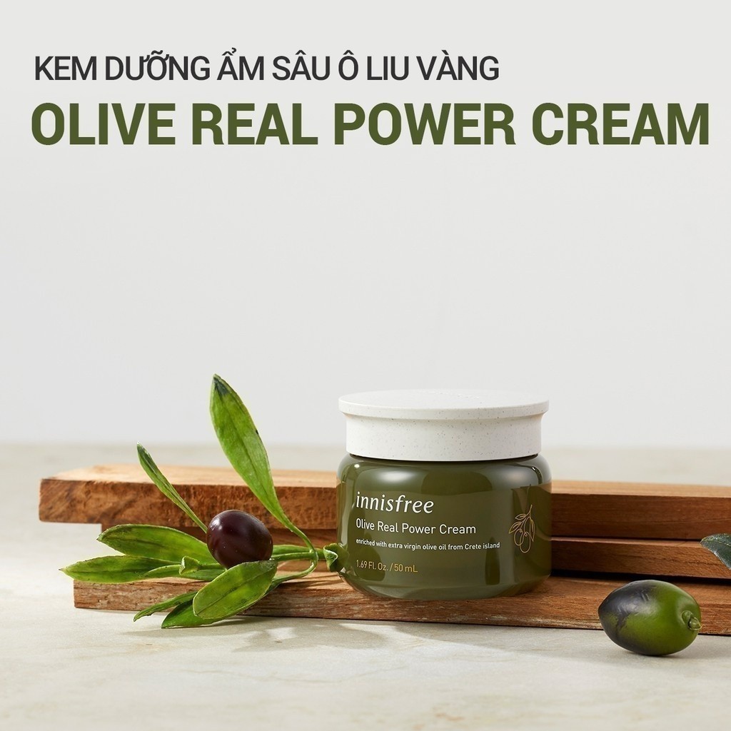 Kem dưỡng ẩm innisfree Olive Real Power Cream 50ml