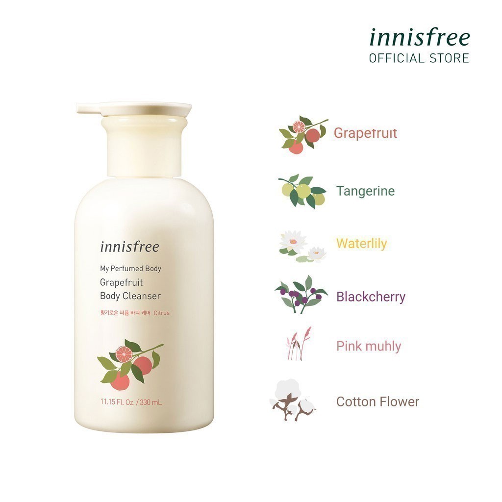 Ảnh Sữa tắm hương nước hoa innisfree My Perfumed Body Cleanser 330ml 2