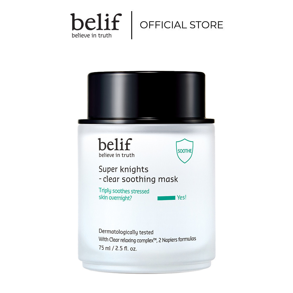 Ảnh Mặt nạ ngủ làm dịu và chăm sóc da nhạy cảm belif Clear Soothing Mask 75ml 2