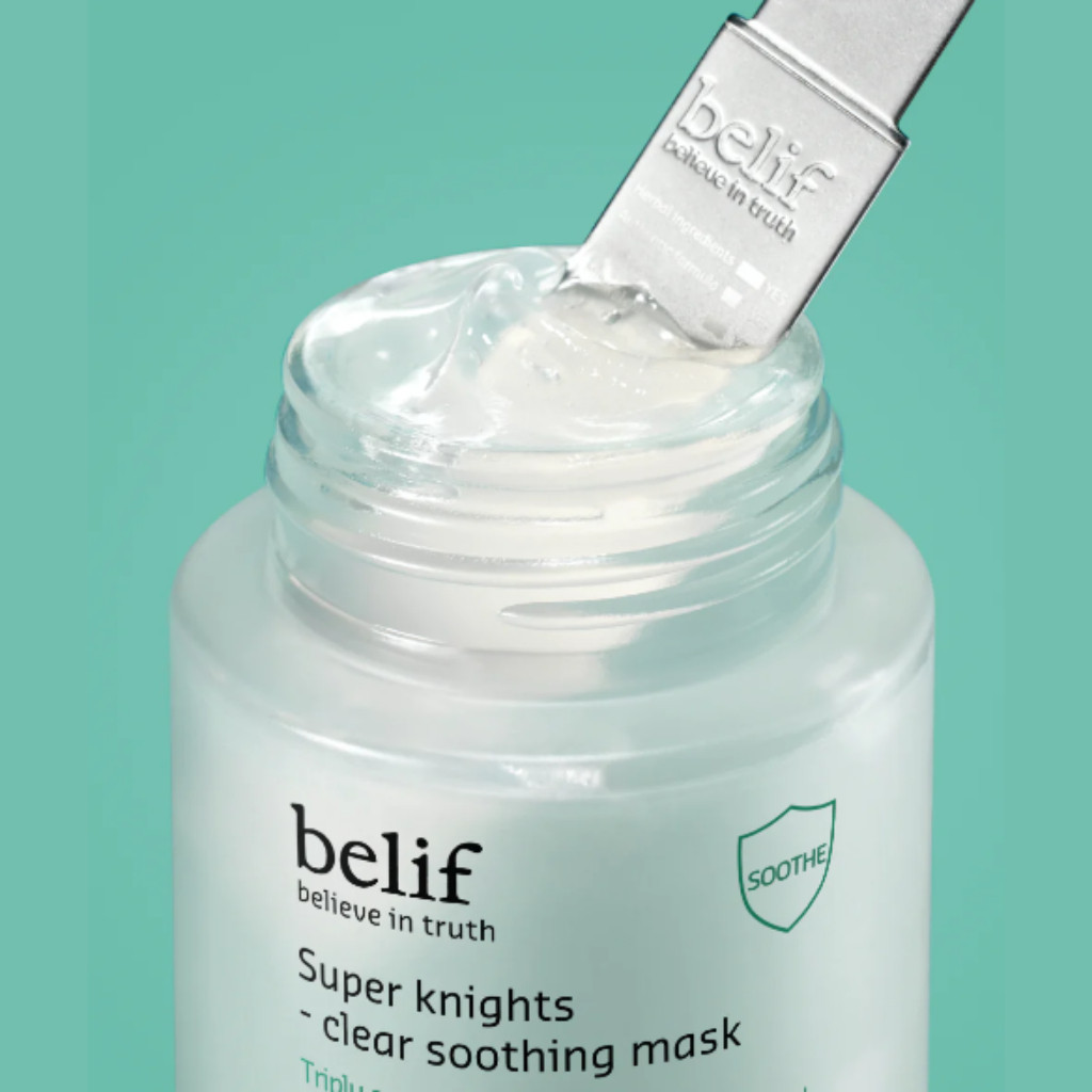 Ảnh Mặt nạ ngủ làm dịu và chăm sóc da nhạy cảm belif Clear Soothing Mask 75ml 4