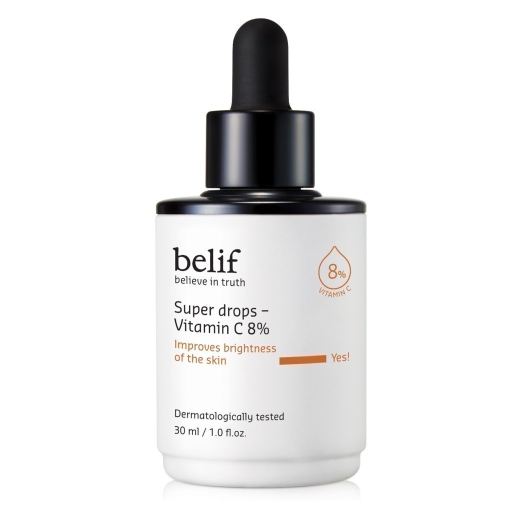 Ảnh Tinh chất dưỡng sáng đều màu và mờ thâm belif Super Drops Vitamin C 8% 30 ml 3