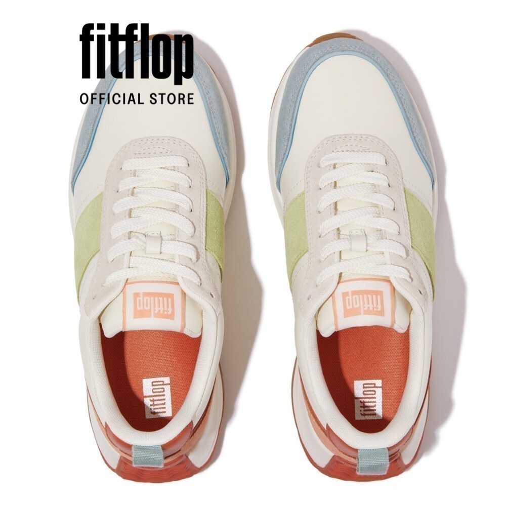 Giày Thể Thao Cổ Ngắn Nữ FitFlop F-MODE - Apricot Mix - FOF - IL3-B96