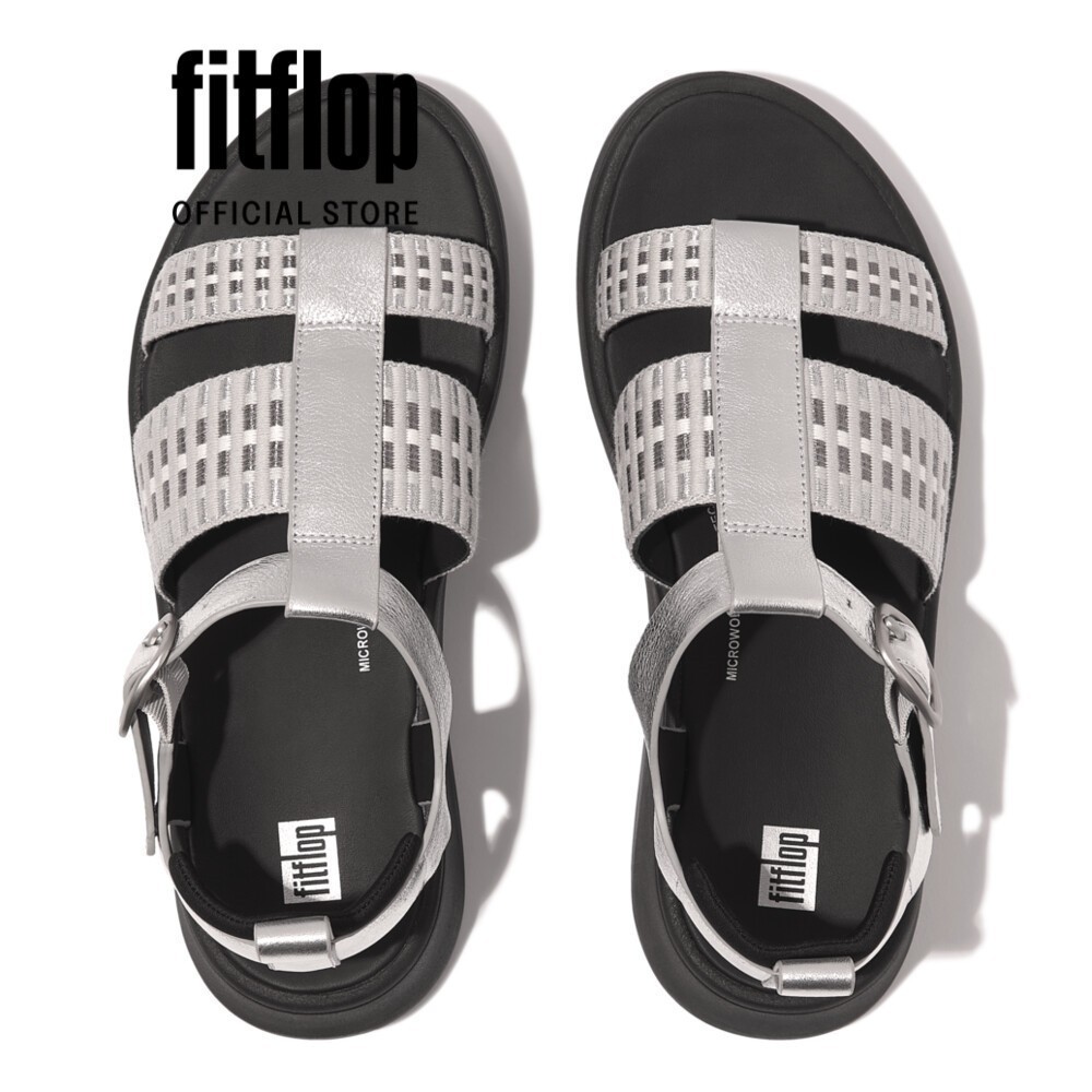 Xăng Đan Nữ FitFlop F-MODE - Silver Mix - FOF - IJ5-619