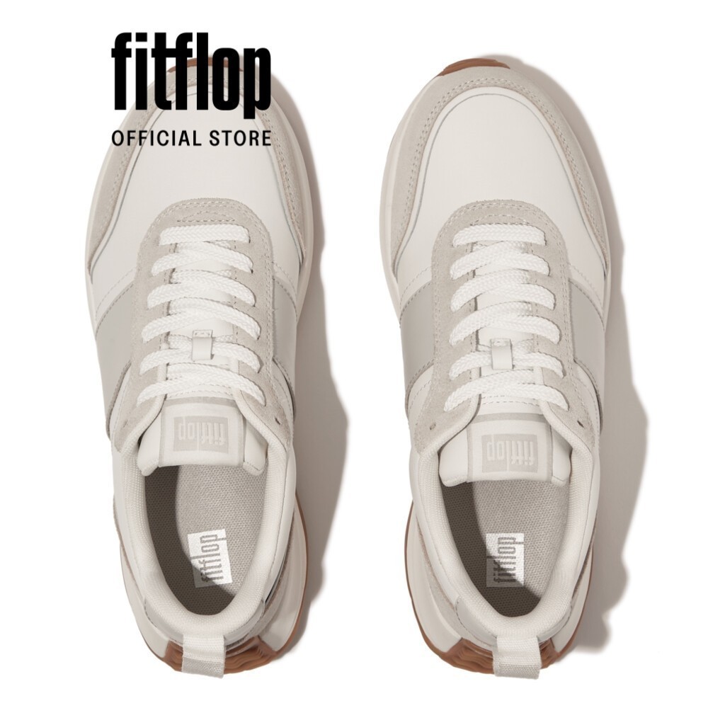 Giày Thể Thao Cổ Ngắn Nữ FitFlop F-MODE - Urban White Mix - FOF - HX7-646