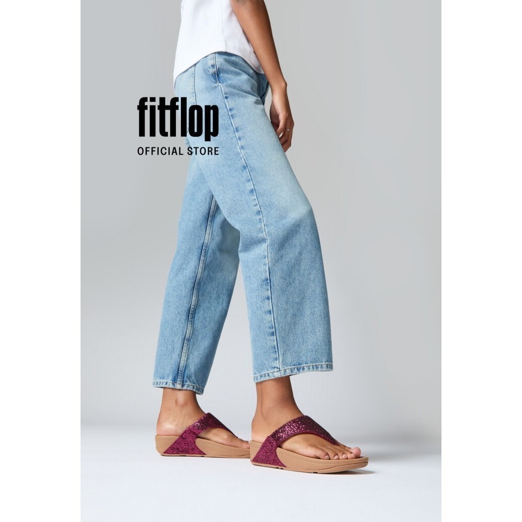 Dép Xỏ Ngón Nữ FitFlop LULU - MetallWild Raspberry - FOF - IF9-B59