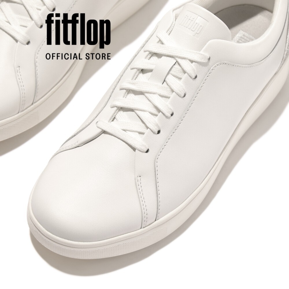 Giày Thể Thao Cổ Ngắn Nữ FitFlop RALLY - Urban White/Silver - FON - HY8-610